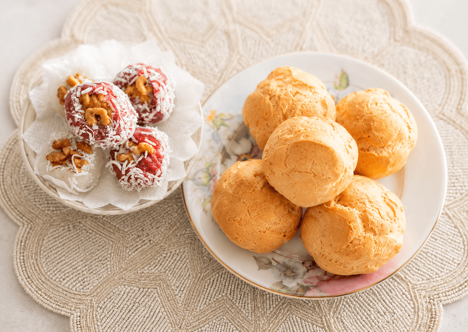 Persian Date Bites & Puffs